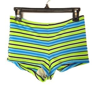 Swim Bottoms Woman's Striped Shorts